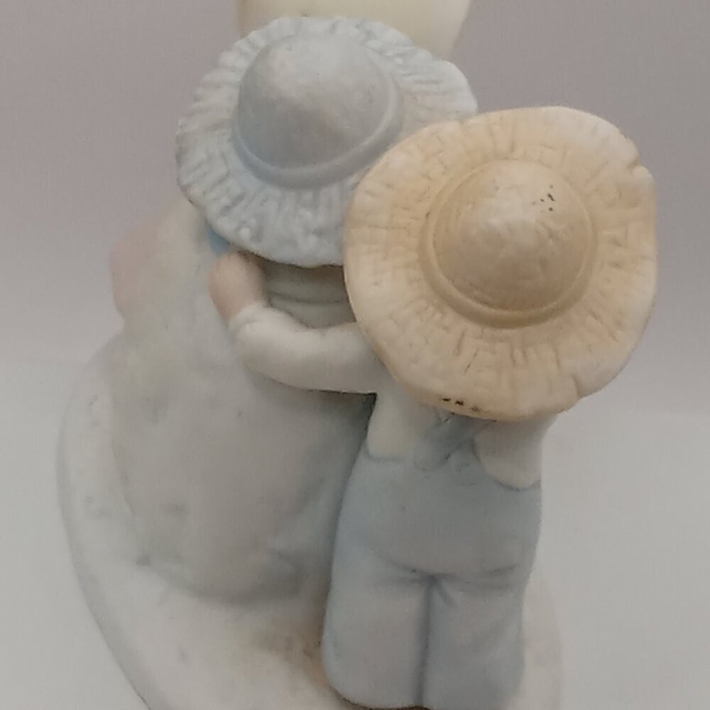 Circle of Friends Snow Play SNOWMAN Figurine Psalm 51:7 Carrot Nose Kids figure - Picture 10 of 12